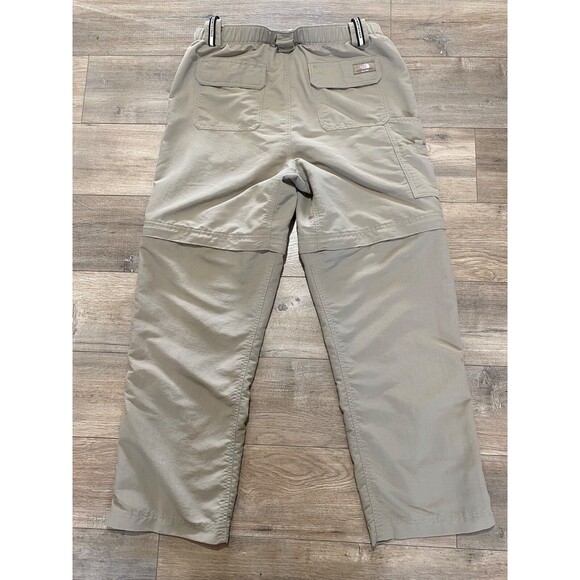 The North Face Paramount Mens M Short Convertible Beige Belted Zip Off Pants - Picture 9 of 11